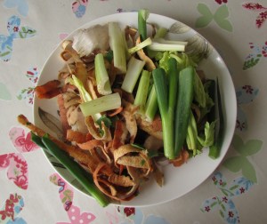 Food waste soup ingredients