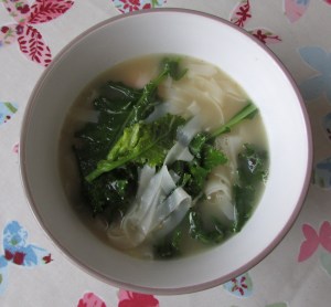 Chicken noodle soup cures a cold