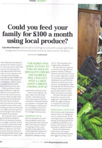 Feed a family in the Green parent page 1