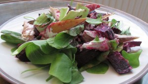 beetroot mackerel salad