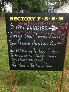 Rectory farm strawberries