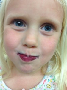 Melissa eating cherries 4