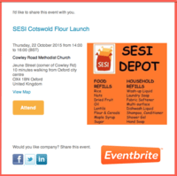 Sesi Launching Cotswolds flour